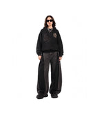 Super Flare Fit Jeans - Dark Gray - GENOA