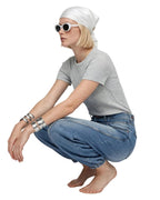 Ultra Loose Barrel Jeans - Blue - GENOA