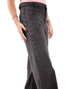 Gray Wide Leg Jeans Unisex - Stylish & Trendy - GENOA